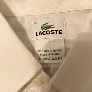Brand new, Lacoste button up!